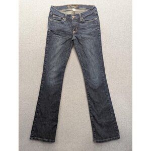 Abercrombie & Fitch Jeans Womens 4R Blue Dark Boot Emma Stretch Mid Rise Denim